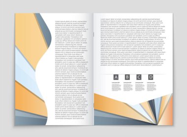 Soyut vektör düzen arka plan set. Sanat kalıp çizmek için, 