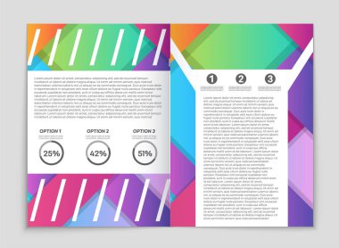 Soyut vektör düzen arka plan set. Sanat kalıp çizmek için, 