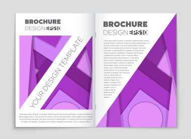 Soyut vektör düzen arka plan set. Sanat kalıp çizmek için, 