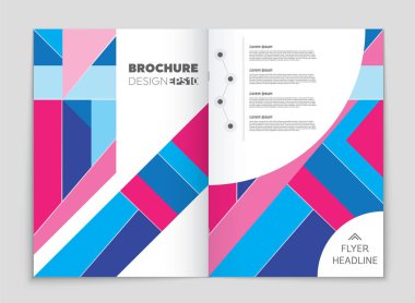 Soyut vektör düzen arka plan set. Sanat kalıp çizmek için, 