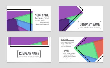 Soyut vektör düzen evin arka plan set.