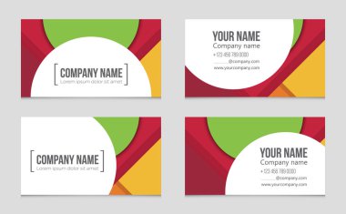 Soyut vektör düzen evin arka plan set.