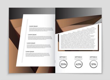 Soyut vektör düzen arka plan set. Sanat kalıp çizmek için, 