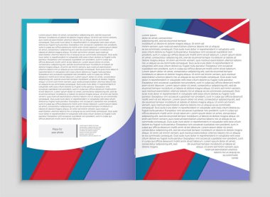 Soyut vektör düzen arka plan set. Sanat kalıp çizmek için, 