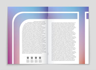 Soyut vektör düzen arka plan set. Sanat kalıp çizmek için, 