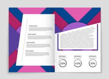 Soyut vektör düzen arka plan set. Sanat kalıp çizmek için, 