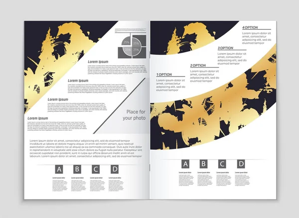 Hintergrundset für abstrakte Vektorlayouts. für Art Template Design, — Stockvektor