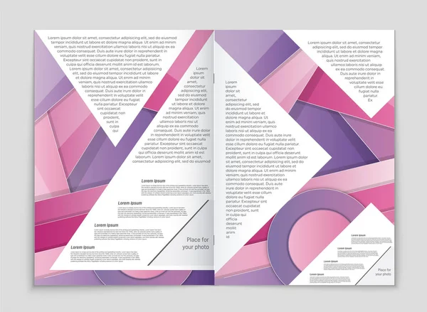 Conjunto de fundo de layout vetorial abstrato. Para design de modelo de arte , —  Vetores de Stock