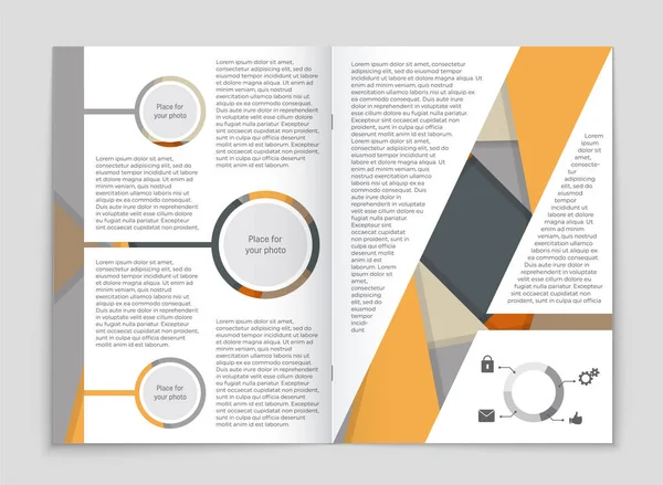 Abstrakta vektor layout bakgrund set. För konst malldesign, — Stock vektor