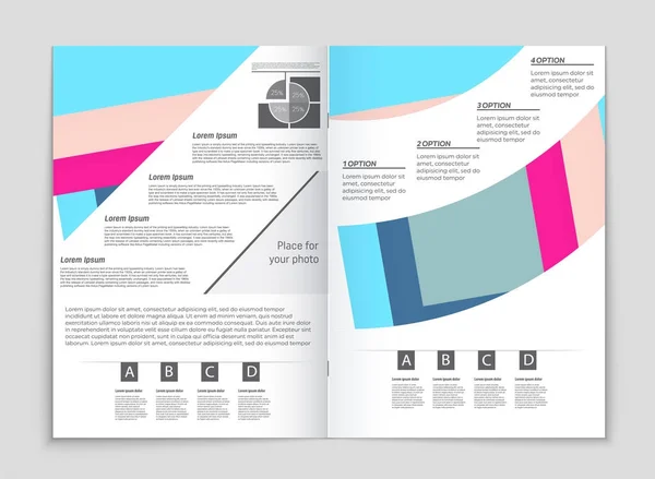 Hintergrundset für abstrakte Vektorlayouts. für Art Template Design, — Stockvektor