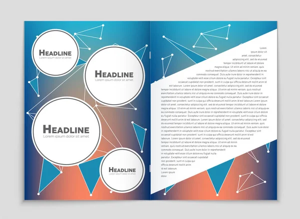 Hintergrundset für abstrakte Vektorlayouts. für Art Template Design, — Stockvektor