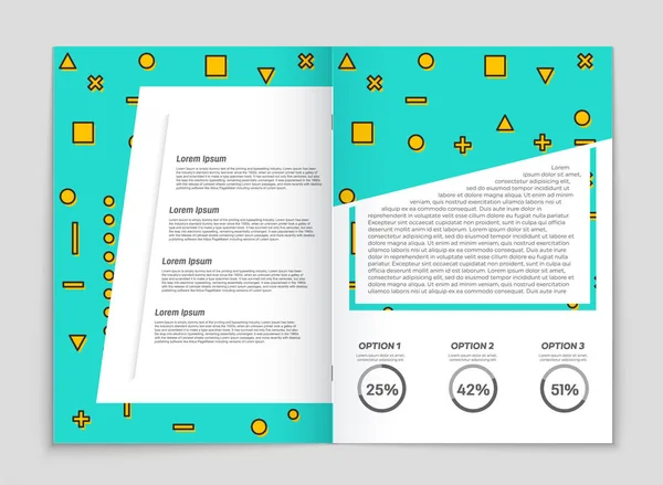 Set di sfondo astratto del layout vettoriale. Per la progettazione di modelli d'arte , — Vettoriale Stock