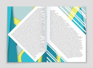 Soyut vektör düzen arka plan set. Sanat kalıp çizmek için, 