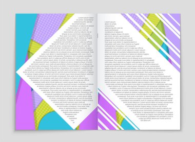 Soyut vektör düzen arka plan set. Sanat kalıp çizmek için, 