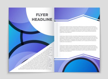 Soyut vektör düzen arka plan set. Sanat kalıp çizmek için, 