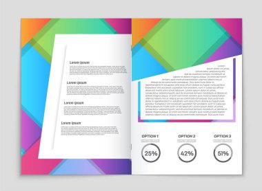 Soyut vektör düzen arka plan set. Sanat kalıp çizmek için, 