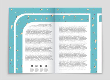 Soyut vektör düzen arka plan set. Sanat kalıp çizmek için, 