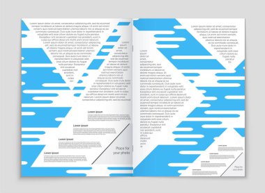 Soyut vektör düzen arka plan set. Sanat kalıp çizmek için, 