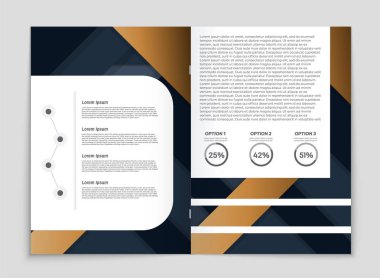 Soyut vektör düzen arka plan set. Sanat kalıp çizmek için, 