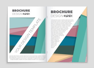 Soyut vektör düzen arka plan set. Sanat kalıp çizmek için, 