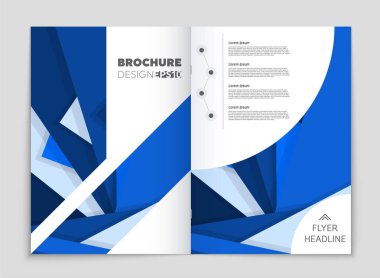 Soyut vektör düzen arka plan set. Sanat kalıp çizmek için, 