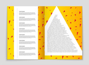 Soyut vektör düzen arka plan set. Sanat kalıp çizmek için, 