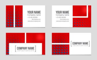 Soyut vektör düzen evin arka plan set.