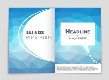 Soyut vektör düzen arka plan set. Sanat kalıp çizmek için, 