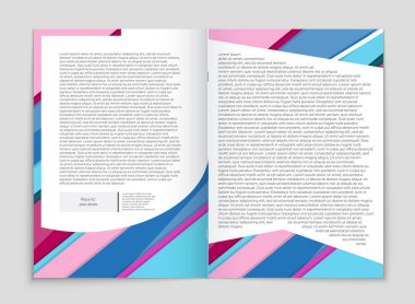 Soyut vektör düzen arka plan set. Sanat kalıp çizmek için, 