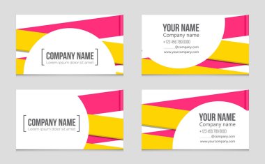 Soyut vektör düzen evin arka plan set.