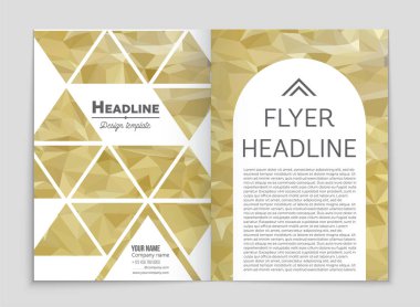 Soyut vektör düzen arka plan set. Sanat kalıp çizmek için, 