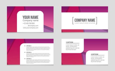 Soyut vektör düzen evin arka plan set.