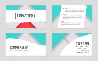 Soyut vektör düzen evin arka plan set.