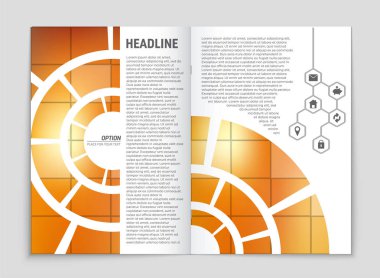 Soyut vektör düzen arka plan set. Sanat kalıp çizmek için, 