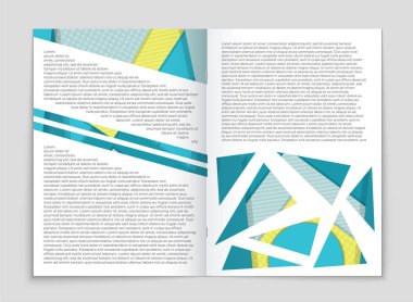 Soyut vektör düzen arka plan set. Sanat kalıp çizmek için, 