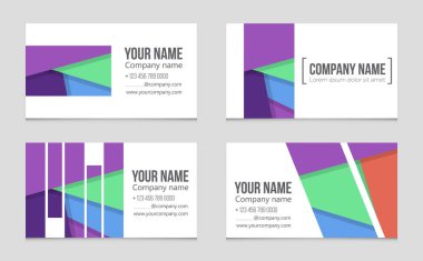 Soyut vektör düzen evin arka plan set.