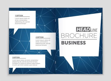 Soyut vektör düzen arka plan set. Sanat kalıp çizmek için, 