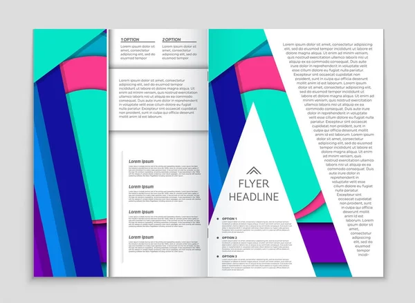 Conjunto de fundo de layout vetorial abstrato. Para design de modelo de arte , —  Vetores de Stock