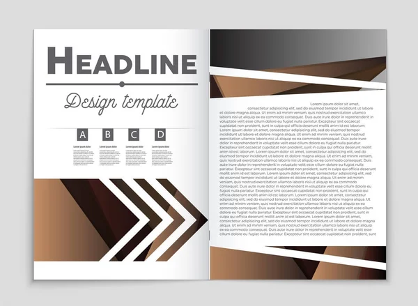 Conjunto de fundo de layout vetorial abstrato. Para design de modelo de arte , — Vetor de Stock