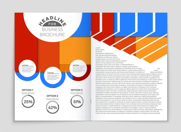 Set di sfondo astratto del layout vettoriale. Per la progettazione di modelli d'arte , — Vettoriale Stock