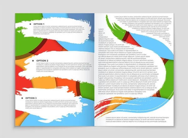 Hintergrundset für abstrakte Vektorlayouts. für Art Template Design, — Stockvektor