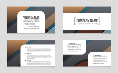 Soyut vektör düzen evin arka plan set.