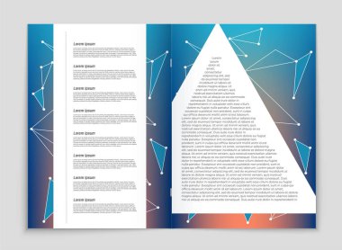 Soyut vektör düzen arka plan set. Sanat kalıp çizmek için, 