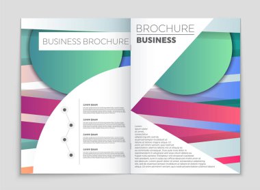 Soyut vektör düzen arka plan set. Sanat kalıp çizmek için, 