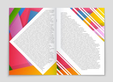 Soyut vektör düzen arka plan set. Sanat kalıp çizmek için, 