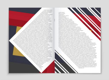 Soyut vektör düzen arka plan set. Sanat kalıp çizmek için, 