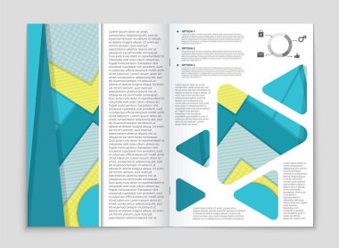 Soyut vektör düzen arka plan set. Sanat kalıp çizmek için, 