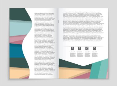 Soyut vektör düzen arka plan set. Sanat kalıp çizmek için, 