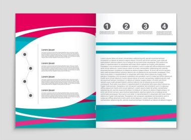 Soyut vektör düzen arka plan set. Sanat kalıp çizmek için, 