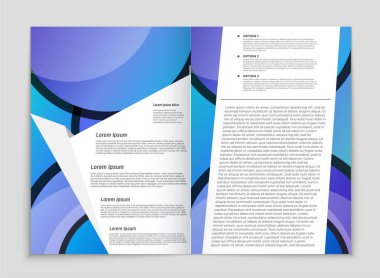 Soyut vektör düzen arka plan set. Sanat kalıp çizmek için, 